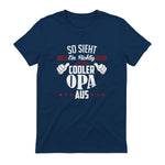 Opa SAGT So Sieht EIN richtig Cooler Opa aus Großvater in Navy - back view