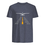 Avion RC Pilot Aéroport Piste Phonetic Alphabet Petit Avion in Heather Navy - back view