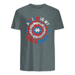 Autism is My Superpower Autism Awareness Autistic for Boys in Dark Heather - back view
