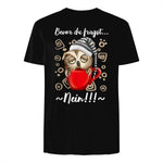 Bevor Du Fragst.. Nein! Lustiger Eule Spruch Night-Owl Eulen in Black - back view
