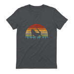 Dragon barbu - Graphique rétro - Lover vintage in Charcoal - back view