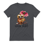 Ich Mag Halt Eulen, Okay Lustiger Eule Spruch Owl Eulen in Charcoal - back view