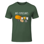 Anti-dépresseurs Chat Collection Chats Kitty Cat in Military Green - front view