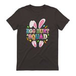 Egg Hunt Squad Bunny Happy Easter Day in Dark Chocolate - back view