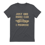 Design for Car Lovers & Mechanics One More Car Part Promise in Charcoal - back view