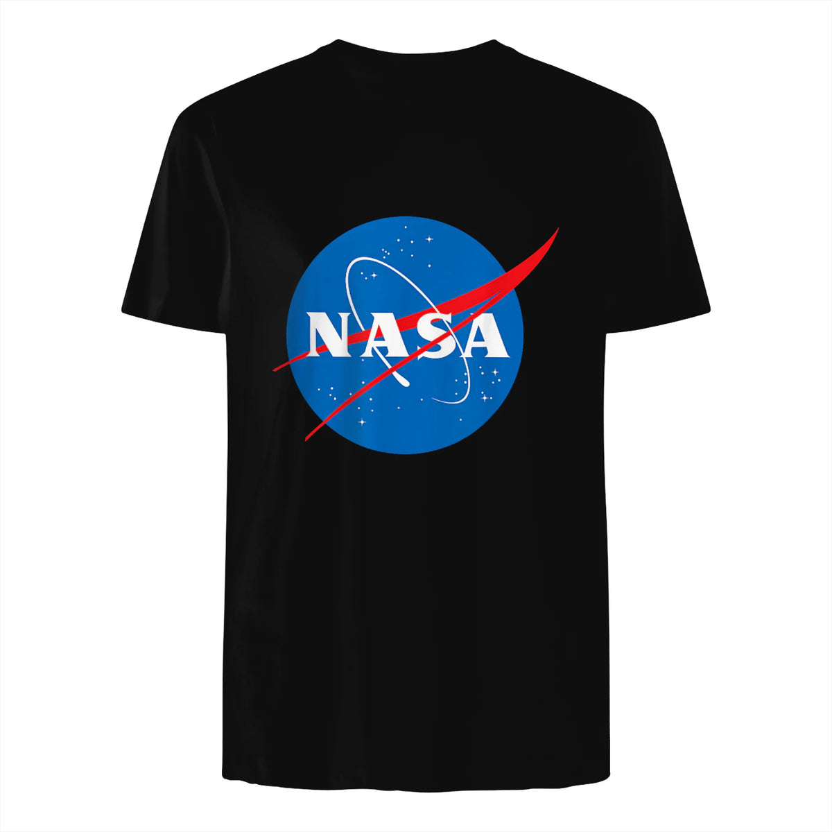 NASA Meatball Official Logo T-Shirt in Black - back view