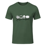 Autism Awareness Acceptance Shirt Support Mom Women Kid in Military Green - front view