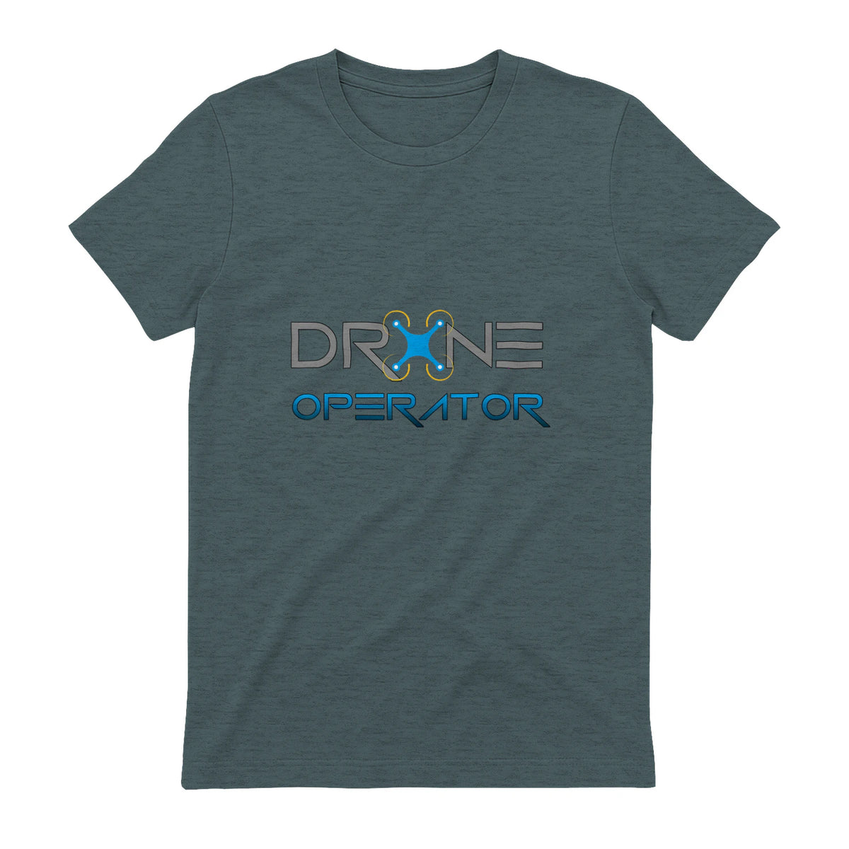 Drone Operator Aircraft Pro Expert Pilot For Men Women Idée in Dark Heather - back view