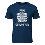 Wikinger Papa Vater Ragnar Thor Odin in Navy - front view