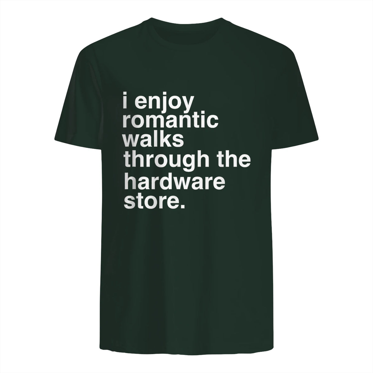 Funny Dad Handyman Hardware Store Tools Gift in Forest Green - back view