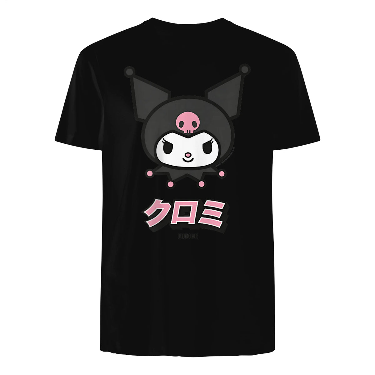 Kuromi Sanrio Character Classic Japan Design in Black - back view