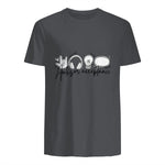 Autism Awareness Acceptance Shirt Support Mom Women Kid in Charcoal - back view