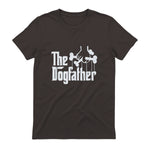 The Dogfather Dog Dad Dog Lover in Dark Chocolate - back view