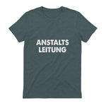 Spaßige Outfits Anstaltsleitung Lustige Sprüche Humor Spaß für Erwachsene Unisex Schwarz in Dark Heather - back view