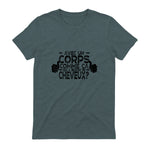 avec Un Corps comme ça, Qui a Besoin de Cheveux in Dark Heather - back view