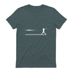 Baseball Apparel - Baseball T-Shirt in Dark Heather - back view