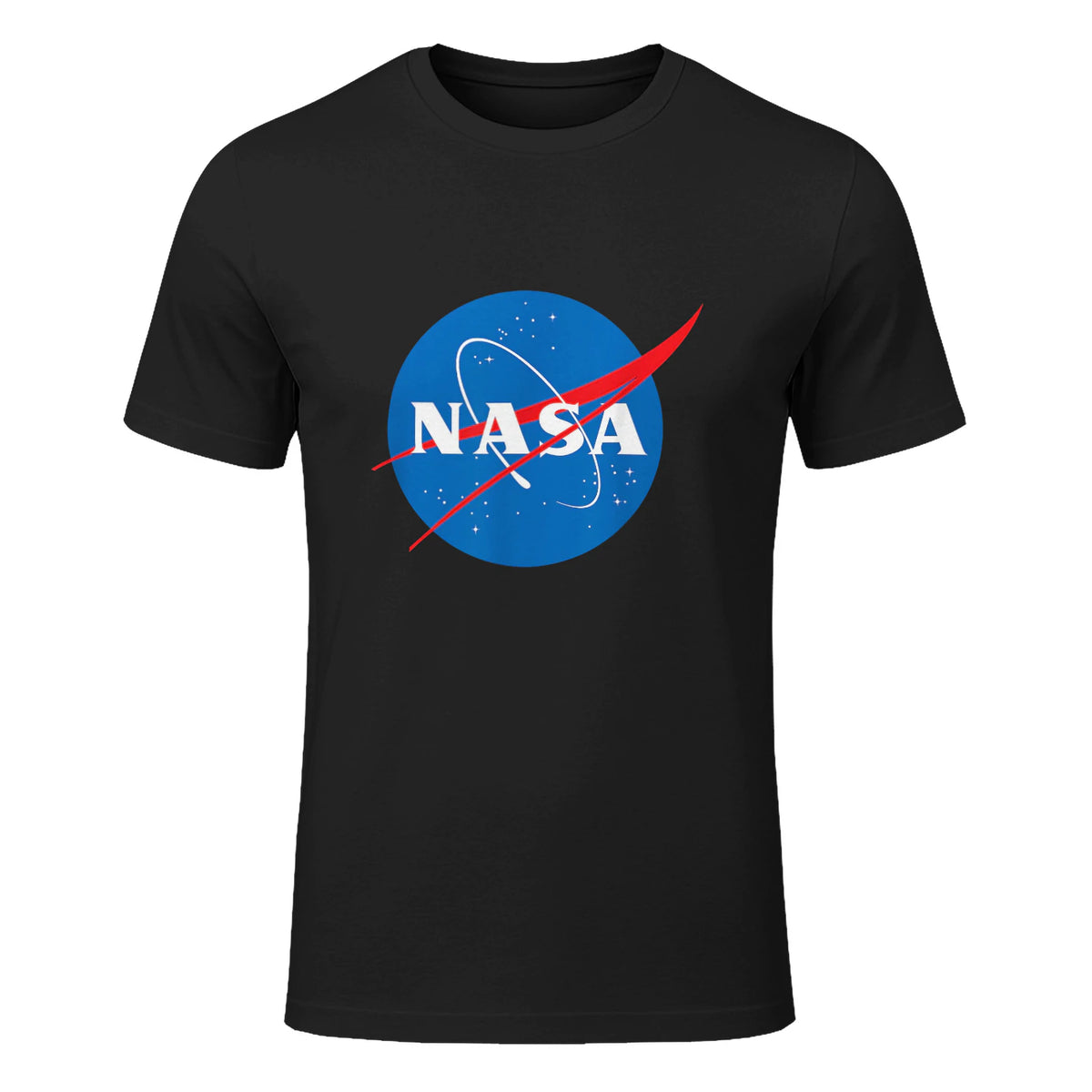 NASA Meatball Official Logo T-Shirt in Black - front view