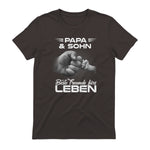 Papa & Sohn Beste Freunde Fürs Leben Vatertag Partnerlook in Dark Chocolate - back view