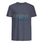 Drone Operator Aircraft Pro Expert Pilot For Men Women Idée in Heather Navy - back view
