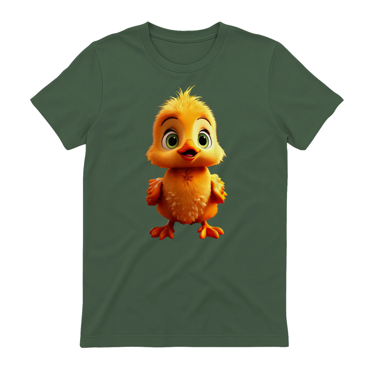 Canard Bébé Canard Mignon Poussins Canetons Petits Canards in Military Green - back view