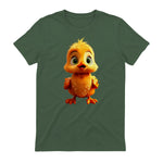 Canard Bébé Canard Mignon Poussins Canetons Petits Canards in Military Green - back view