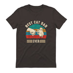 Best Cat Dad Ever - Meilleur chat papa jamais chat in Dark Chocolate - back view