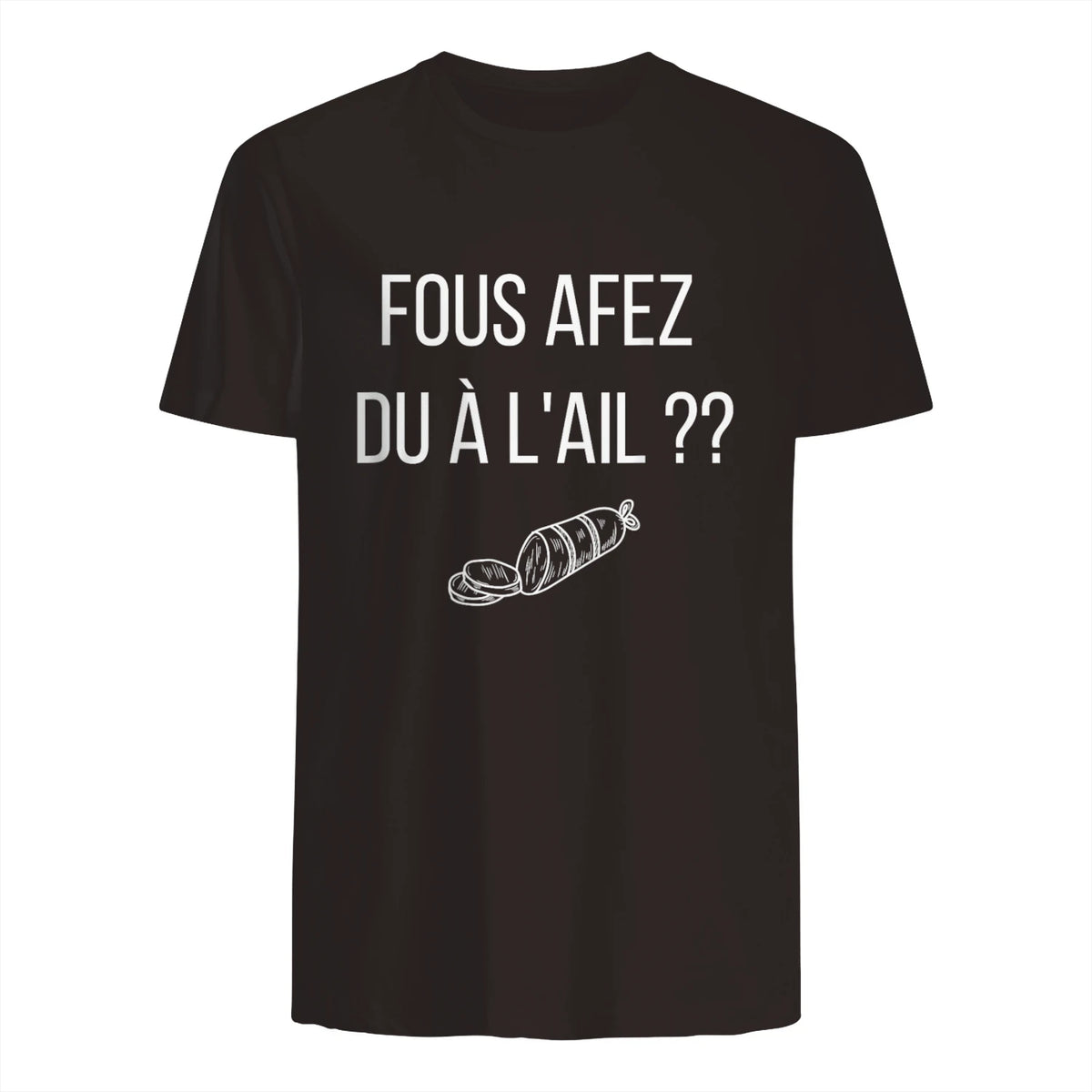 Fous afez du a l'ail in Dark Chocolate - back view