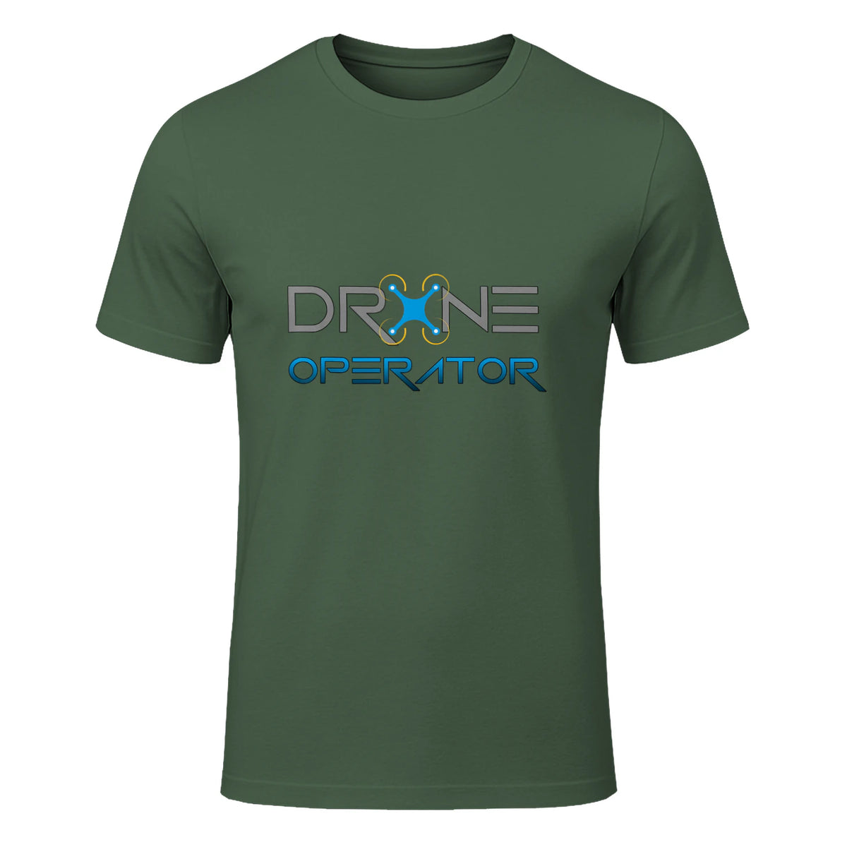 Drone Operator Aircraft Pro Expert Pilot For Men Women Idée in Military Green - front view