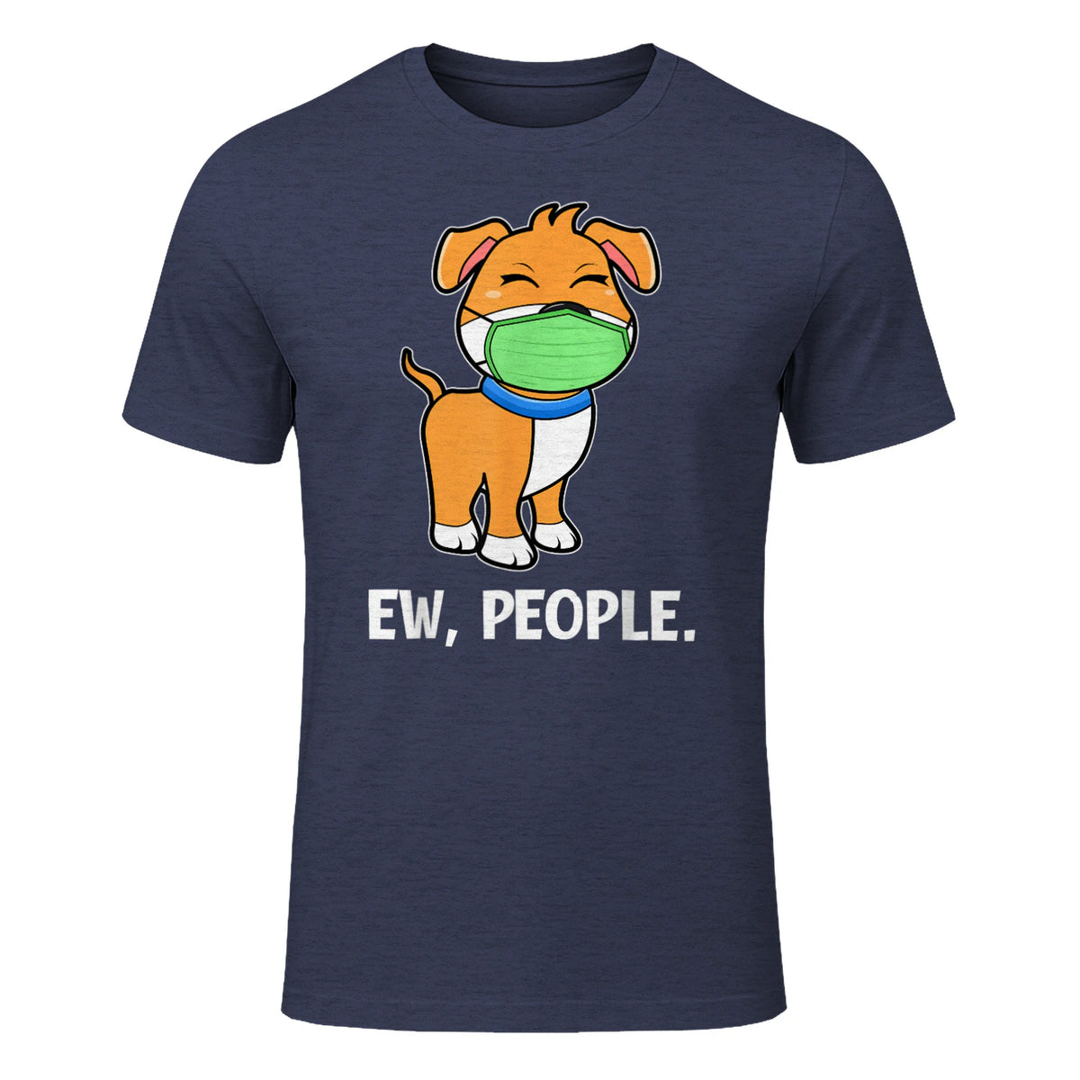Beurre Personnes Maladie Symptômes Maladie Chien in Heather Navy - front view