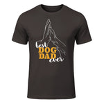 Best Dog Dad Ever Le meilleur papa chien du monde - Chiens in Dark Chocolate - front view