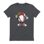 Baseball Boy T-Shirt in Charcoal - back view