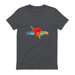 Tom Petty and The Heartbreakers Classic Logo T-Shirt in Charcoal - back view