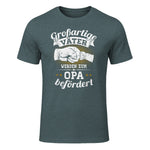 Großartige Väter werden zum Opa befördert Enkel Bester Papa in Dark Heather - front view