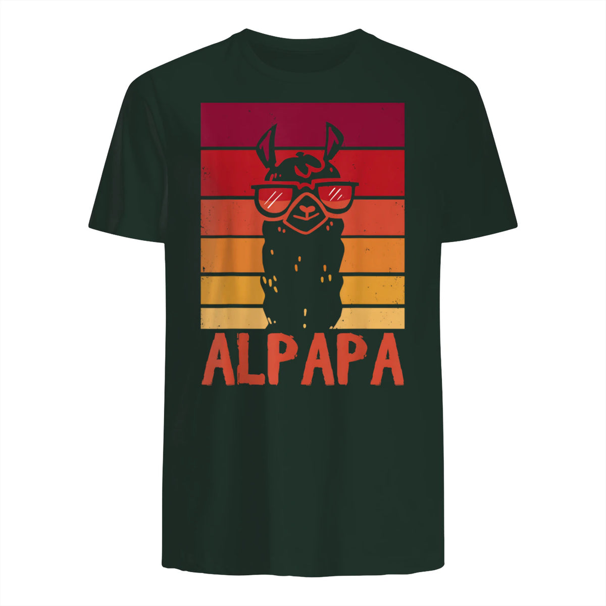 Auf ALPAPA in Forest Green - back view