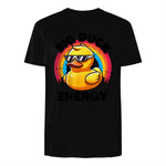 Big Duck Energy Duckie I Love Ducks Lovers Canard en caoutchouc in Black - back view