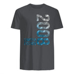 Vintage Eighteenth Birthday Gift T-Shirt in Charcoal - back view