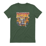Autism Meme Funny Tism Squelette Autistique et Gay Humour in Military Green - back view