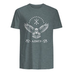 Drapeau circassien, Adygea, Adiga. in Dark Heather - back view
