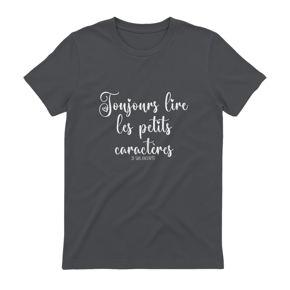 Drôle Annonce Grossesse Grand Parents Original Future Maman in Charcoal - back view