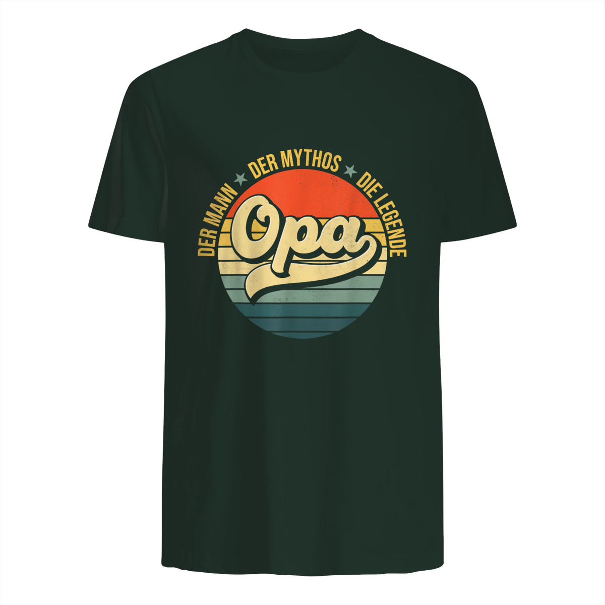Opa Geschenke Lustig Großvater Geschenkidee Spruch Opa in Forest Green - back view