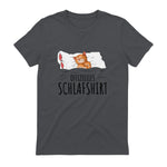 Süße Katzen & Haustier Geschenkideen Offizielles Schlafshirt Katze Schlafanzug Katzen in Charcoal - back view