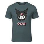 Kuromi Sanrio Character Classic Japan Design in Dark Heather - front view