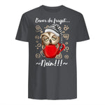 Bevor Du Fragst.. Nein! Lustiger Eule Spruch Night-Owl Eulen in Charcoal - back view