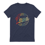 Bester Papa Der Welt Vatertagsgeschenk in Heather Navy - back view