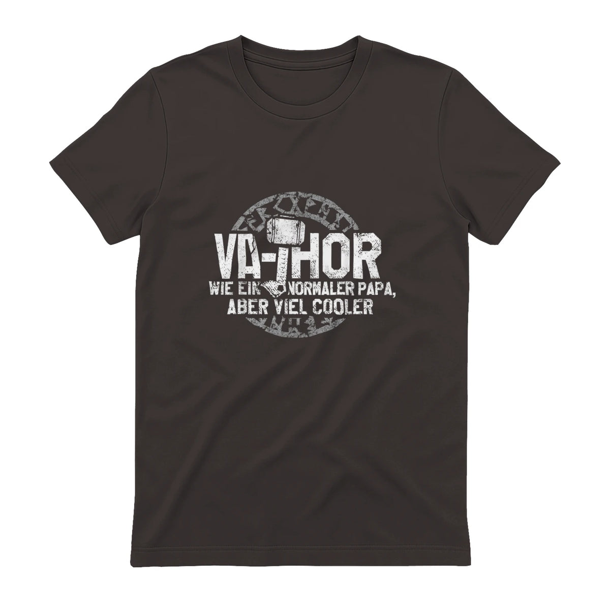 Vathor Vater Thor Cool Hammer Papa Fathor in Dark Chocolate - back view