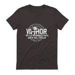 Vathor Vater Thor Cool Hammer Papa Fathor in Dark Chocolate - back view