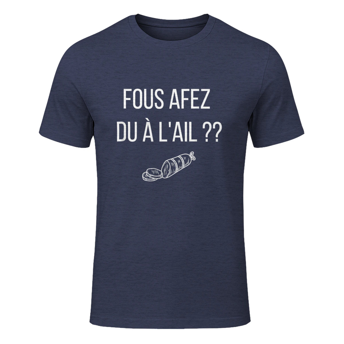 Fous afez du a l'ail in Heather Navy - front view