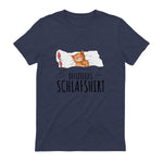 Süße Katzen & Haustier Geschenkideen Offizielles Schlafshirt Katze Schlafanzug Katzen in Heather Navy - back view