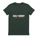 Gamer Dad Call of Daddy Call of Dad Parenting Ops in Forest Green - back view