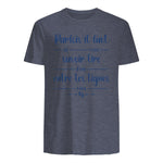 Futur Papa Annonce Grossesse bébé Je Vais être Papa in Heather Navy - back view